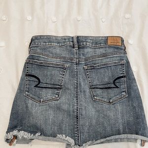 American Eagle super skinny stretch mini jean skirt